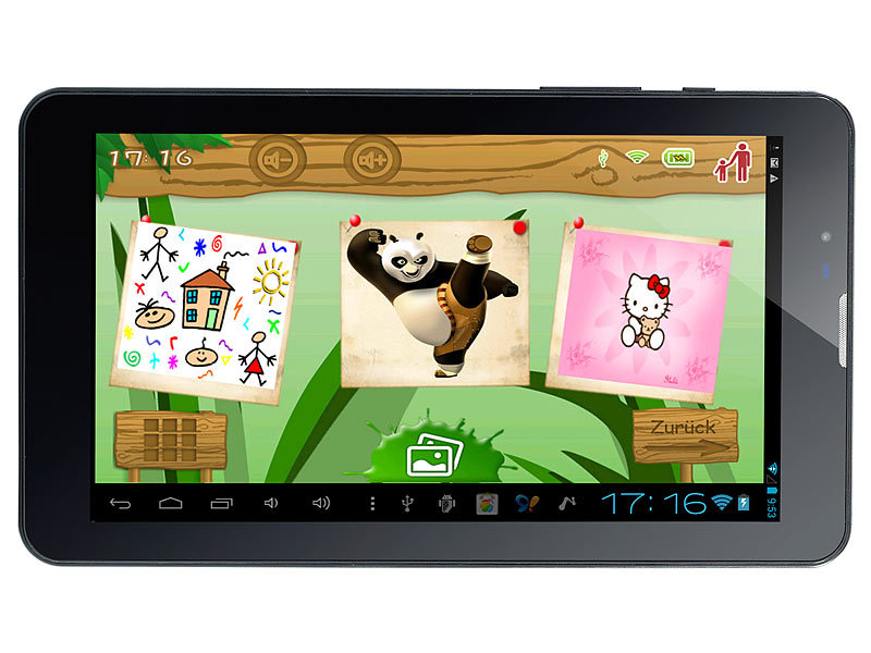 Tablet-PC Software für Kinder  Kid's Launcher; Tablet, Touchlet Tablet-PCs 