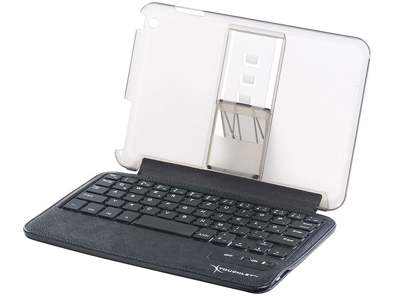 TOUCHLET 2in1-Schutztasche mit BT-Tastatur für Tablet-PC X8 quad.pro; Tablet, Touchlet Tablet PC Zubehör Tablet, Touchlet Tablet PC Zubehör Tablet, Touchlet Tablet PC Zubehör 