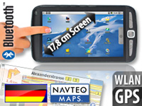 Tablet-PC mit Android 2.2, GPS & Navi-Software, D (refurbished); tabletPc, Touchlet Tablet-PCs 