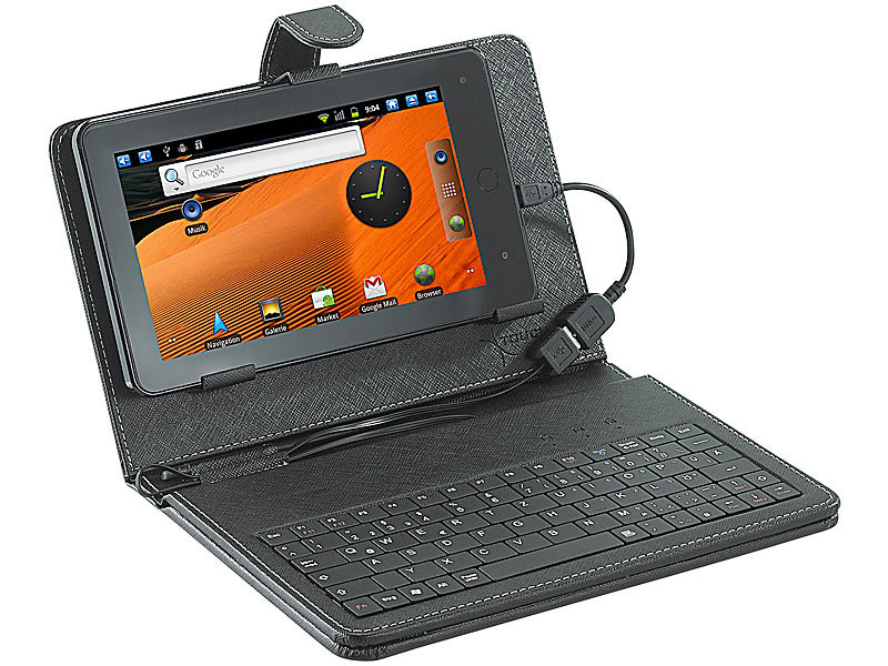 TOUCHLET 2in1-Schutztasche mit Tastatur für Tablet-PC X2,X3,X4,X5 & X7; Tablet, Touchlet Tablet PC Zubehör Tablet, Touchlet Tablet PC Zubehör 