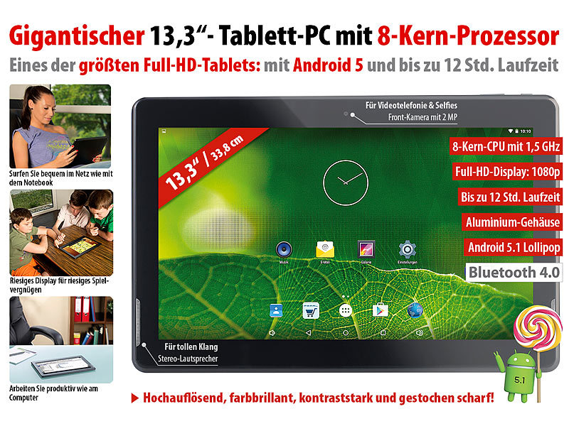 ; Windows Tablet PCs, Android-Tablet-PCs (ab 7,8") 