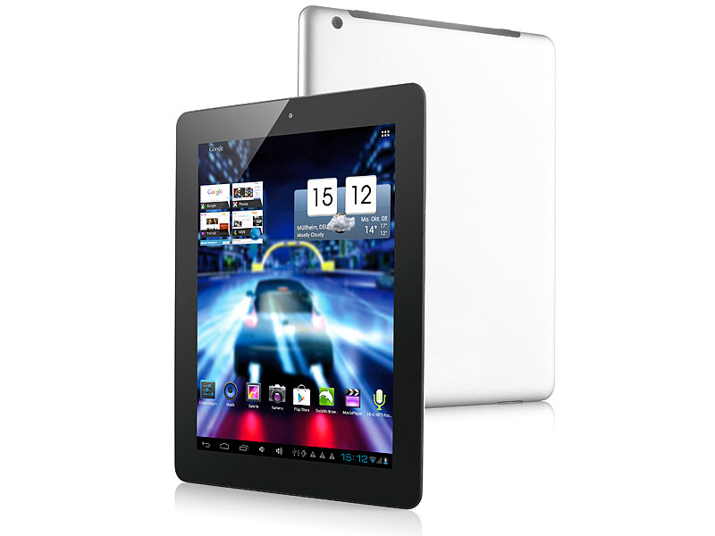 9,7"-Tablet-PC X10.quad mit 4-Kern-CPU, HD-Display (refurbished); Tablet, Touchlet Tablet-PCs 