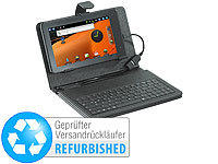 TOUCHLET 2in1-Schutztasche mit Tastatur für Tablet-PC (Versandrückläufer); Android-Tablet-PCs (ab 9,7") 