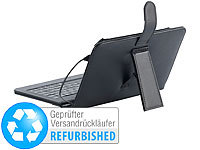 TOUCHLET 7"-Tablet-Hülle mit USB-Tastatur, Leder-Look (refurbished)